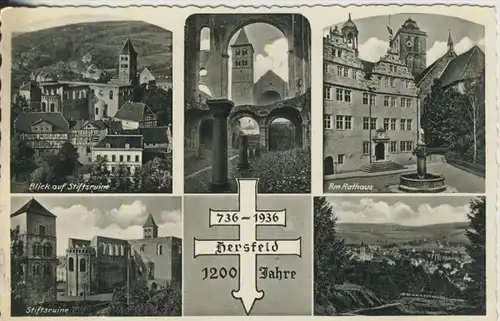 Bad Hersfeld v. 1936  5 Stadtansichten  (45542-SH)