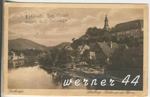 Eschwege v.1921 Partie am Schulberg an der Werra  (3300)