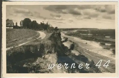 Ostseebad Hohwacht v.1954 Blick von der Steilküste (4129)