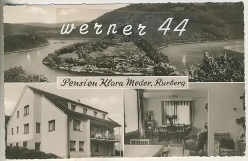 Rurberg (Eifel) v.1965 Pension Klara Meder (4899-009)