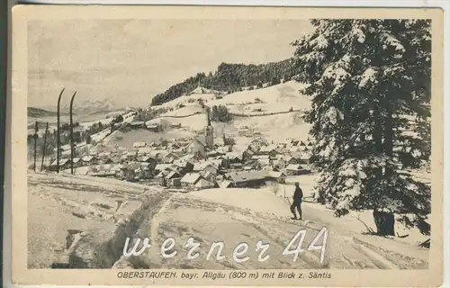 Oberstaufen v.1938 Dorf im Winter (6074)