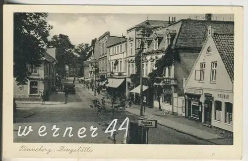 Pinneberg v.1953 Dingstätte-Frisuer,Zigarren Becker,Cafe,Hotel  (6099)