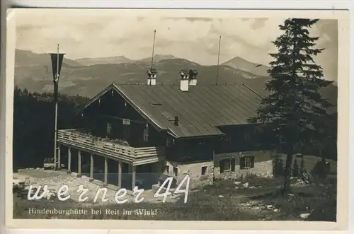 Reit im Winkl v.1936 Hindenburghütte (6171)