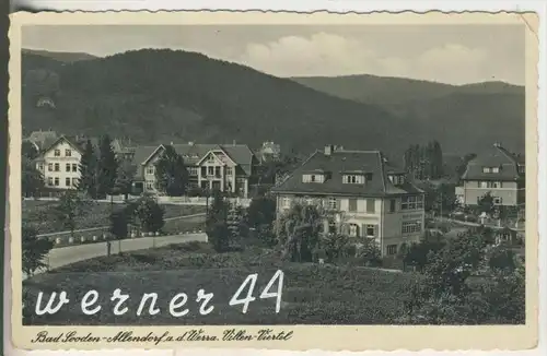 Bad Soden v.1940 Villen-Viertel  mit Kinder Sonnenheim und Haus Johanna (6396)