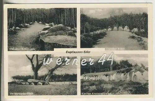 Endel v.1958 Visbecker Bräutigam,Visbecker Braut,Heidenopfertisch,Kleinen Knetenersteine  (6514)