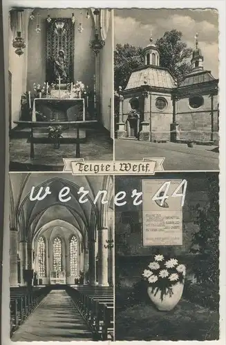 Telgte v.1964 4 Ansichten der Kirche (6582)