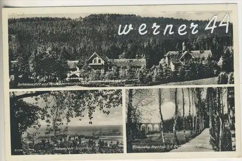 Hohenstein-Ernstthal v.1936 Bethelmstift und Frauengenesungsheim,Birkenweg,Stadtansicht  (6728)