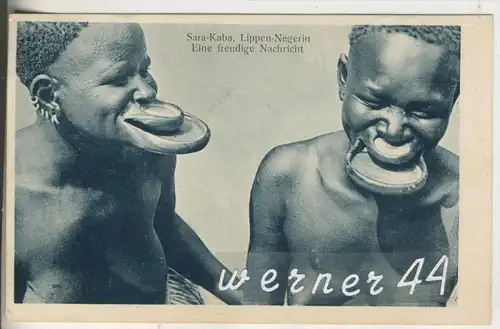 Sara-Kaba v. 1936 Lippen-Negerin -- Eine freudige Nachricht (7964)