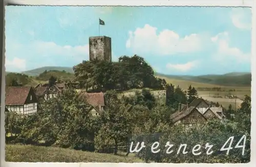 Kreiensen v.1964  Burg Greene und Teil-Dorf-Ansicht  (9299-017)
