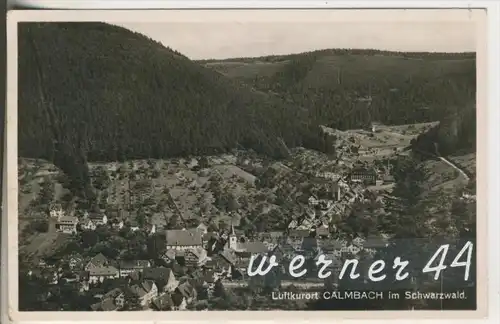 Calmbach v.1938 Teil-Stadt-Ansicht (9299-064)