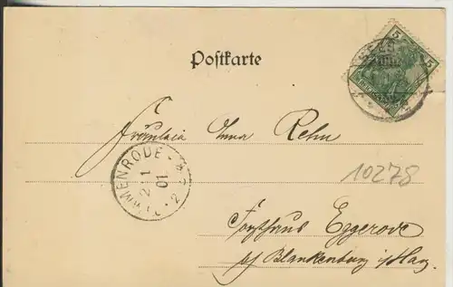 Gruss aus Seesen v.1901 Schildau-Köthe bei Seesen (10278)