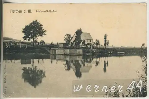 Nerchau a. Mulde v.1913   Das Fährhaus-Muldenbad  (11107)