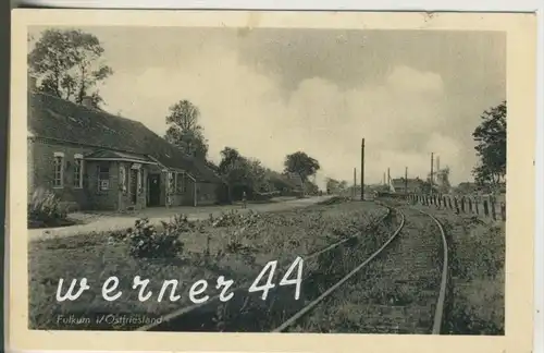 Fulkum v.1934 Bahnhof mit Gasthof  (17359)