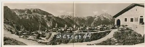 Berchtesgaden v.1962 Kehlsteinhaus mit Panorama-Kehlheim (17702)