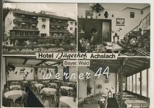 Achslach v.1974 Hotel Jägerhof,Bes. P. Fellner  (18044)