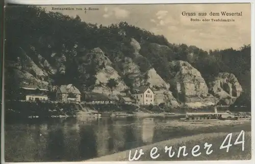 Bodenwerder v.1917 Restaurant von A. Bonse (19324)