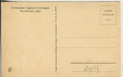 Juist v.1949 Dortmunder Jugend Ferienlager (21199)