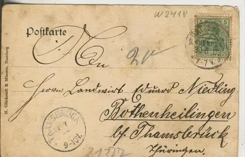 Ratzeburg von 1903 Partie am See (21377)