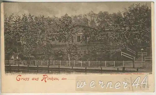 Gruss aus Rinkau von 1900 Gasthof (21844)