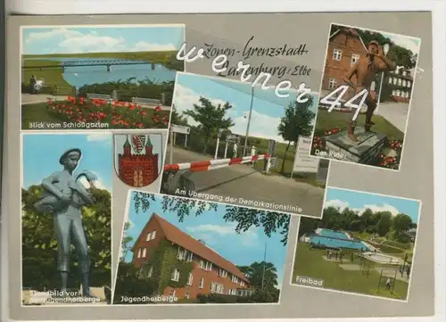 Lauenburg von 1966 Schloßgarten,Grenze,Der Rufer,Freibad,Jugendherberge ( 22710 )