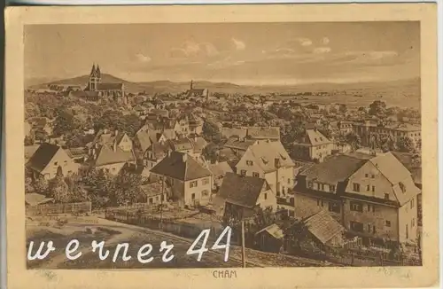 Cham von 1927 Teil-Stadt-Ansicht  (22817)