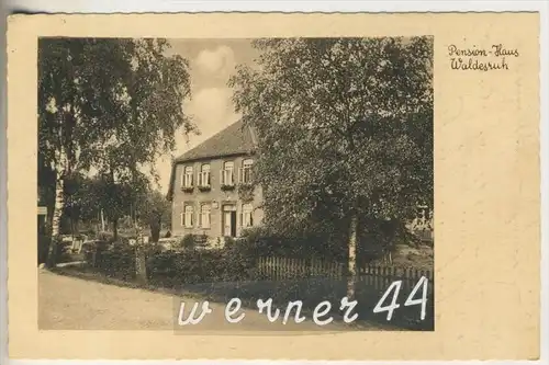 Bommelsen über Walsrode v. 1936 Pension Haus Waldesruh (26118)