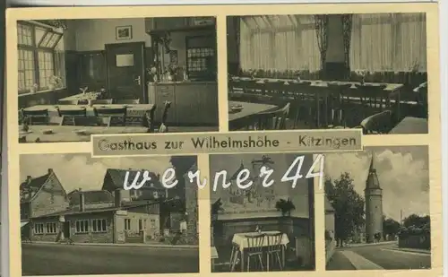 Kitzingen v. 1954 Gasthaus zur "Wilhelmshöhe",Bes. J. Beuschel (41473)
