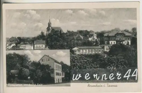 Neuenhain i. Taunus v. 1943 Restauration von Georg Batz und Teil-Dorf-Ansicht (41959)
