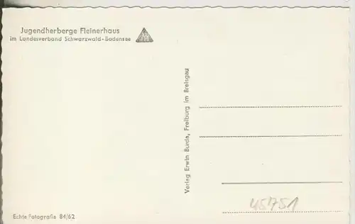 Todtnauberg v. 1959  Jugendherberge Fleinerhaus - Großer Tagungsraum  (45751)