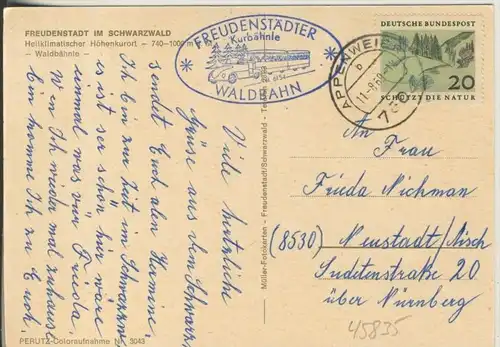 Freudenstadt v. 1969  Die Waldbähnle  (45835)