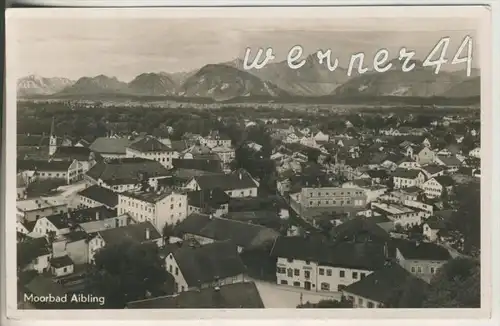 Moorbad Aibling v. 1938  Teil-Stadt-Ansicht (45930)