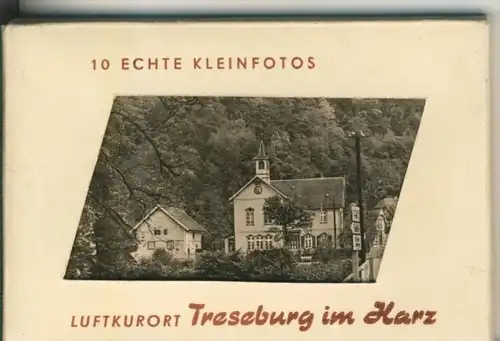 Treseburg v. 1965  10 Foto`s "Treseburg im Harz" in der Umschlagsmappe  (46604)