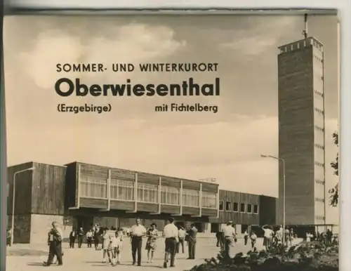 Oberwiesenthal v. 1969  10 Foto`s "Stadtansichten" in der Umschlagsmappe  (46621)