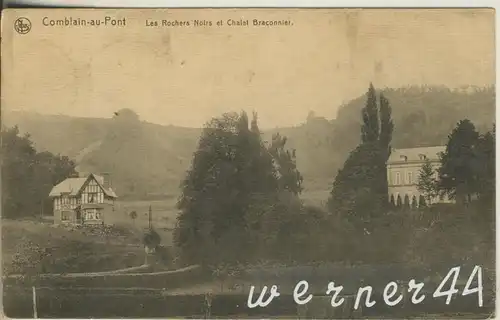 Comblain au Pont v. 1918 Wohnhaus und Challet Braconnier   (47182)