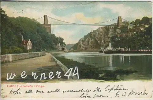 Clifton Suspension Bridge v. 1905  (47550)