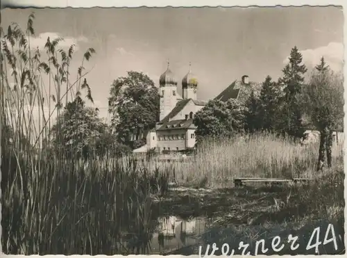 Seeon v. 1964  Seeon mit Inselkloster  (47656)