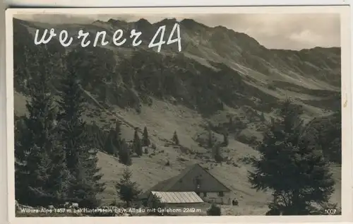 Hinterstein v. 1958  Willers Alpe mit einen Bauernhof  (47706)
