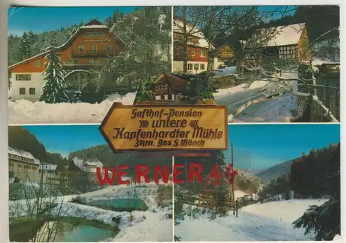 Unterreichenbach-Kapfenhardt v. 1980  Gasthof und Hotel "Untere Kapfenhardter Mühle",Bes. Fam. Mönch  (48408)