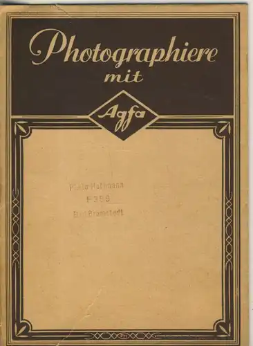 Bad Bramstedt v. 1934  Umschlag von Agfa - Fotograf Hoffmann,Bad Bramstedt  (48427)