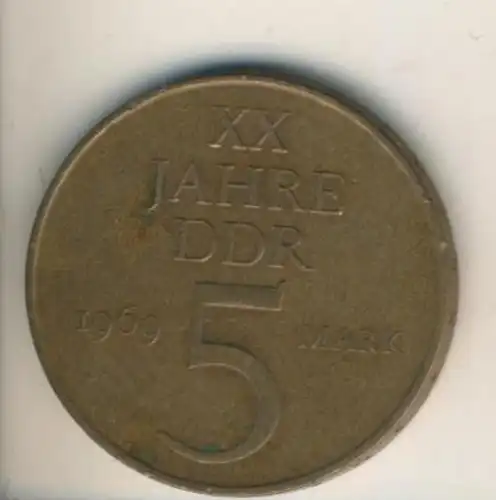 DDR v. 1969  5 Mark  (49009)