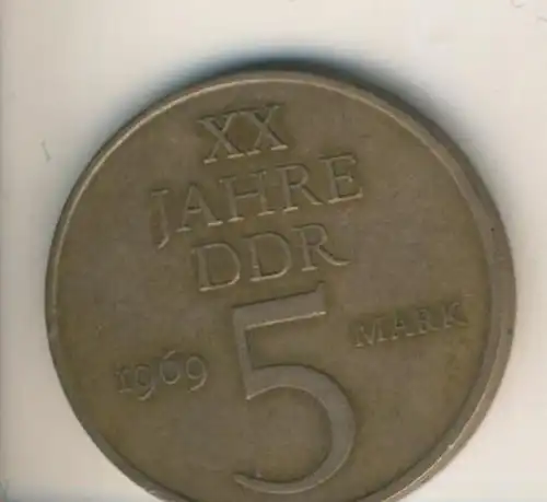 DDR v. 1969  5 Mark  (49010)