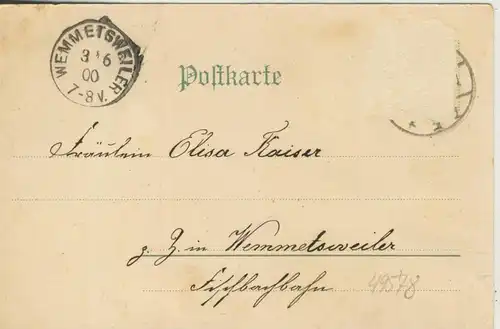 Settingen / Deutschland = Frankreich v. 1900  Bergbau - Feuerbewältigung  (49578)
