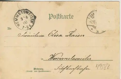 Settingen / Deutschland = Frankreich v. 1900  Bergbau - "Die letzte Schicht"  (49582)