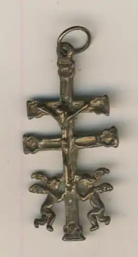 Caravaca-Kreuz / Doppelkreuz mit Engel  (Kreuz/ Engel 1)