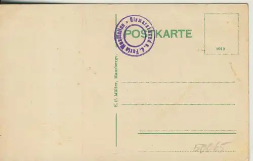 Porta Westfalica v. 1918 Dorf,Fabrik,Blick v. Jacobsberg zum Denkmal und Barkhausen  (50065)