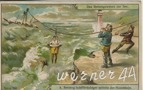 Max Görnemann (Görma) Lebensmittel-Feinkost -- Kaffee-Tee-Kakao -- Das Rettungswesen zur See (6) ca. v. 1928  (50399-44)