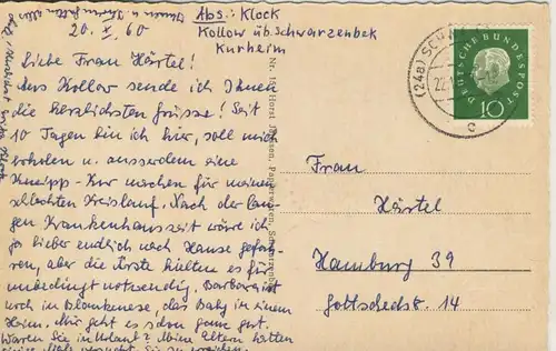 Kollow bei Schwarzenbek v. 1960 Das Kurheim (50420)