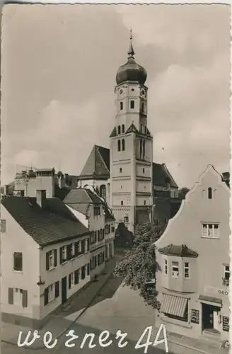 Aichach v. 1967  Kirche,Gastwirtschaft,Kolonal-Waren Geschäft  (50500)