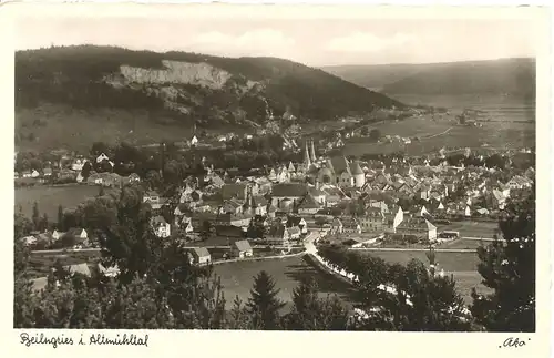 Beilngries im Altmühltal v. 1951 Total Dorf Ansicht  (50565)
