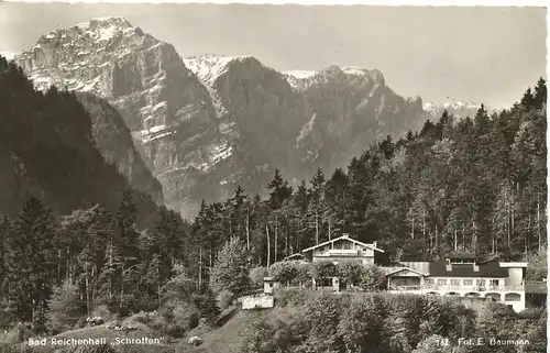 Bad Reichenhall v. 1961  Bergwirtschaft und Enzianbrennerei "ZUm Schroffen"  (50599-13)